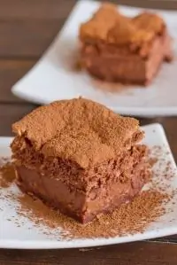 Шоколадный пирог с жидким центром