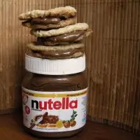 Овсяное печенье с нутеллой