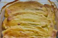 Бананы, запеченные с творогом.