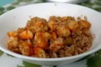 Быстрое ризотто с креветками