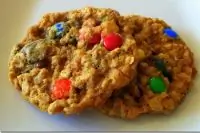 Овсяно-банановое печенье с MM’s