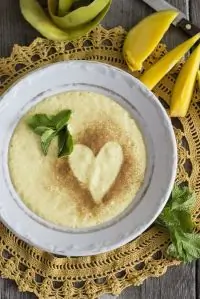 Холодный суп-пюре из манго