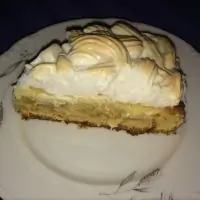 Творожный пирог с меренгой