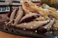 Феттучини с грибами по азиатски (вегетарианское блюдо)