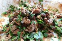 Мидии, запеченные с чесноком