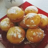 Манные маффины с курагой