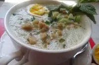 Огуречно-кефирный суп