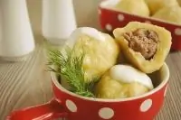 Клецки с мясом