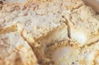 Деревенский творожный пирог с песочной крошкой