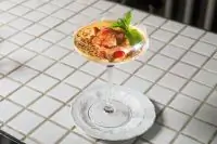 Сабайон с клубникой