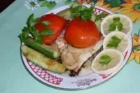 Филе рыбы по гречески (Саламис)