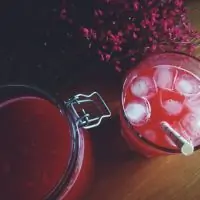 Лимонад с малиной