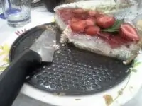 Воздушный клубничный чизкейк