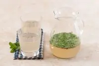 Мятный лимонад.