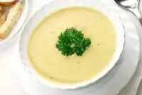 Нежный куриный суп-пюре с сыром