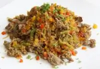 Говядина с огурцами и киноа