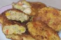 Нежнейшие котлеты по гавайски с кукурузой