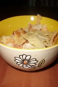 Картофельные чипсы в микроволновке