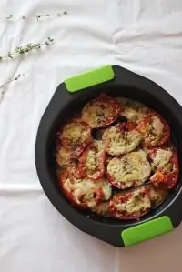 Запеканка из баклажанов и сулугуни