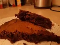 Брауни с малиной