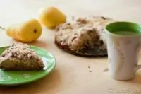 Осенний грушевый пирог