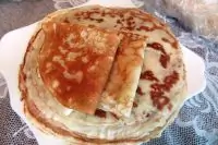 Блины тонкие обыкновенные