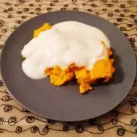 Тыквенная запеканка с йогуртом