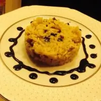 Ризотто с белыми грибами и трюфельным маслом