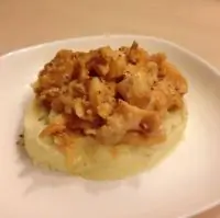 Трубач, тушеный в сливках