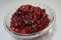 Классический клюквенный соус с соком лимона и апельсина