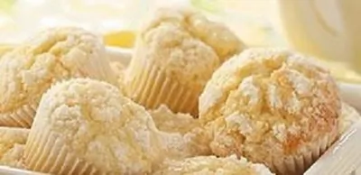 Лимонные маффины с хрустящей крошкой