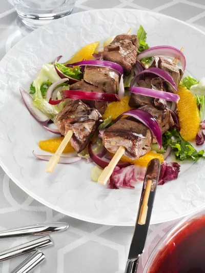 Перуанские кебабы из сердца