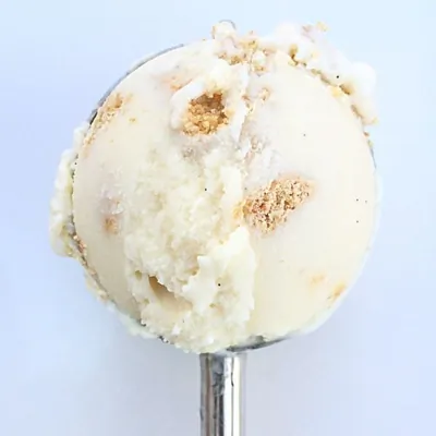 Овсяное мороженое с ванилью и крошкой овсяного печенья