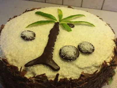 Кокосовый кекс