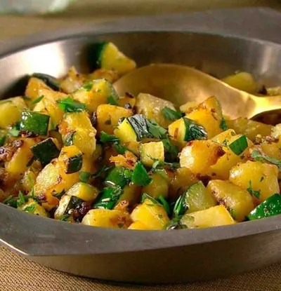 Рагу из картофеля и цукини