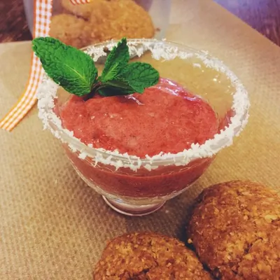 Клюквенный курд