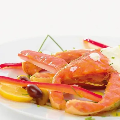 Запеченный лосось