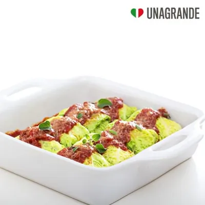 Голубцы из савойской капусты с рикоттой Unagrande и шпинатом