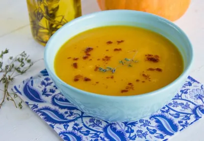 Тыквенный суп-пюре с паприкой и тимьяном