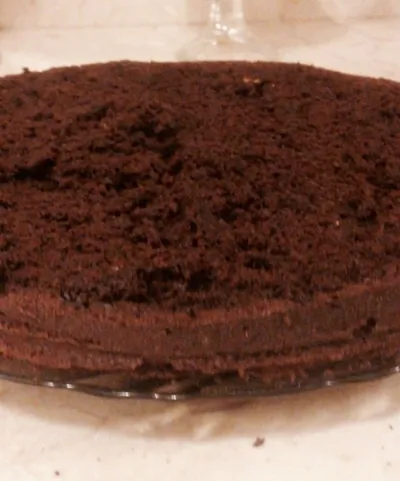 Шоколадно-шоколадный торт