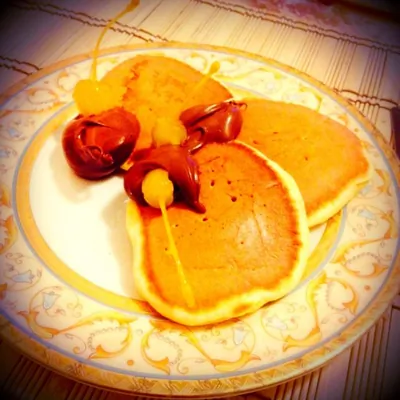 Нежные ванильные панкейки