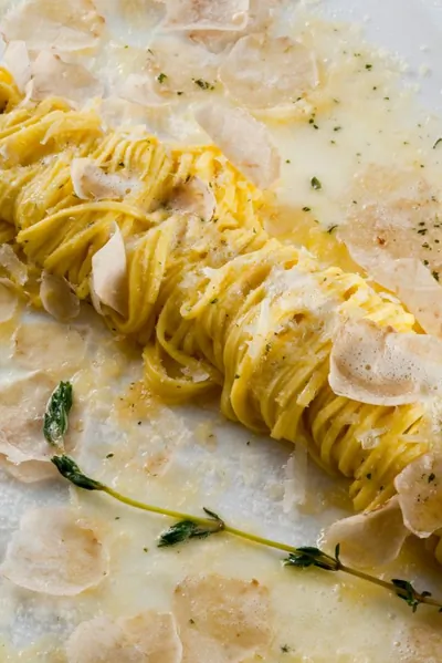 Cпагетти с белым трюфелем