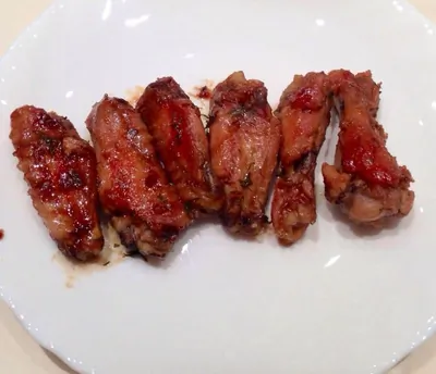 Крылья в медово-соевом соусе