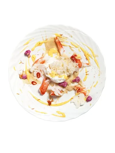 Краб с цветной капустой