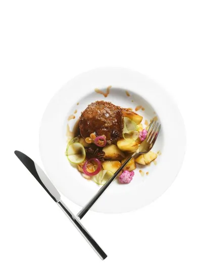 Флан из телячьей печени