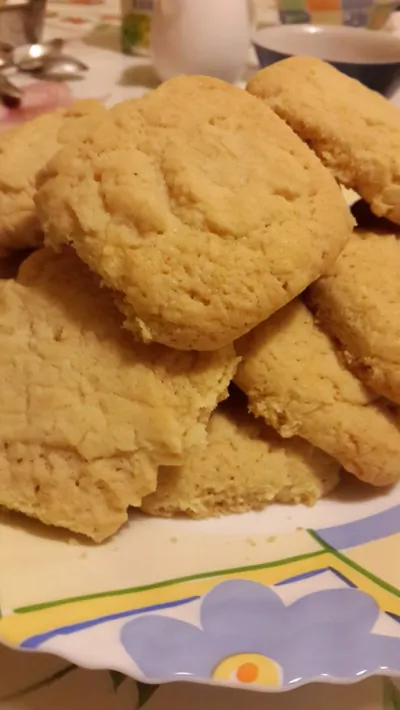 Имбирное печенье с миндальной пудрой