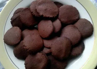 Шоколадное печенье из гречневой муки