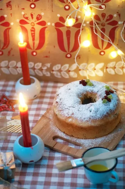 Традиционный рождественский штоллен