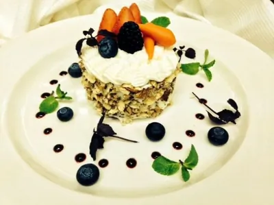 Морковный торт с глазурью