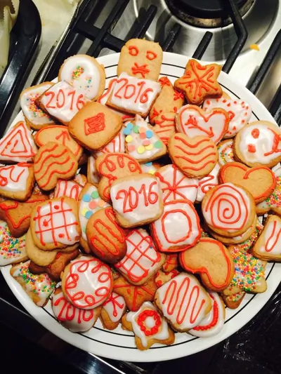 Рождественское пряное имбирное печенье